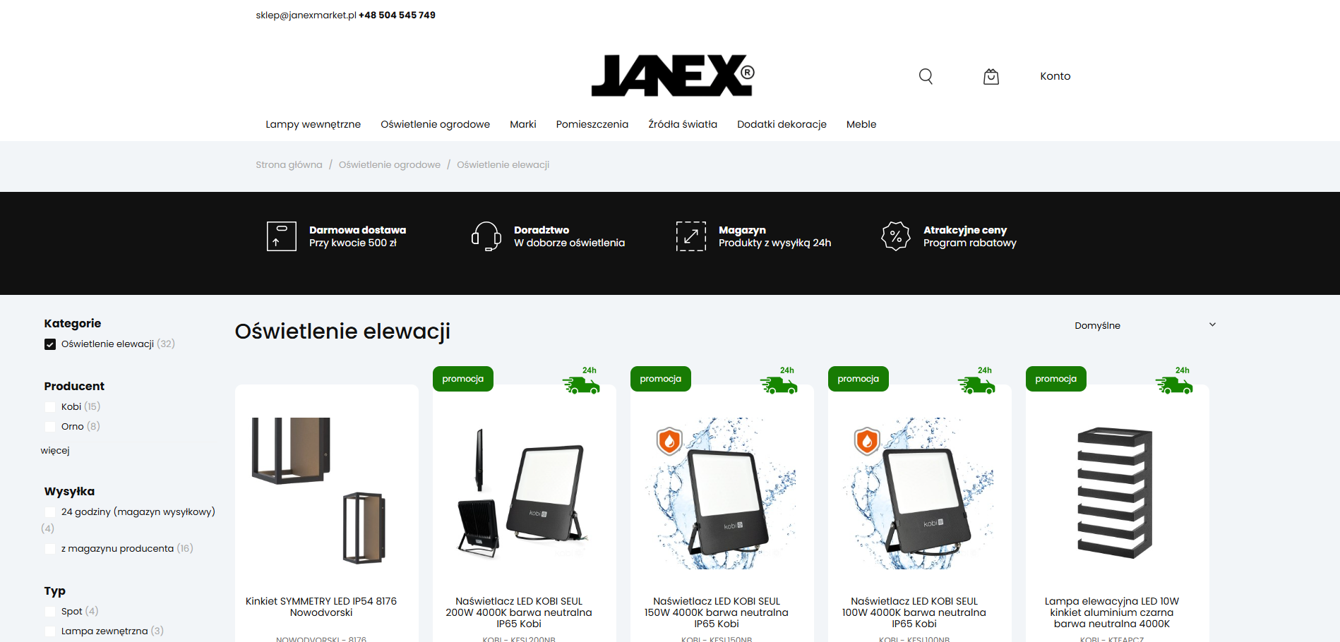 Oświetlenie elewacji domu – jak podkreślić charakter budynku i zwiększyć jego bezpieczeństwo?