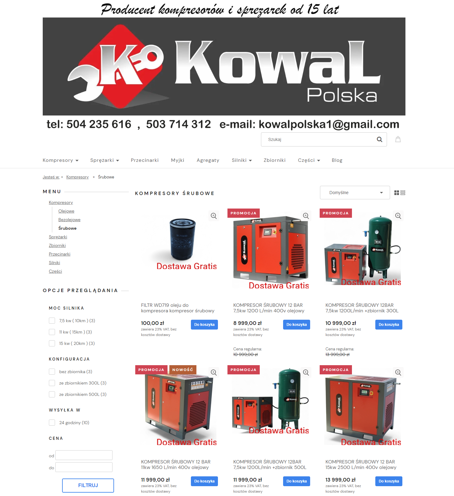 Miniatura artykułu Kompresory śrubowe w przemyśle - zastosowania w produkcji ciągłej i liniach technologicznych